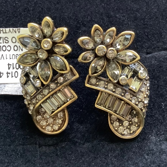 Heidi Daus Jewelry - Heidi Daus Rare Earrings Anything Bling Grey/Clear Crystals from Saks 5th
